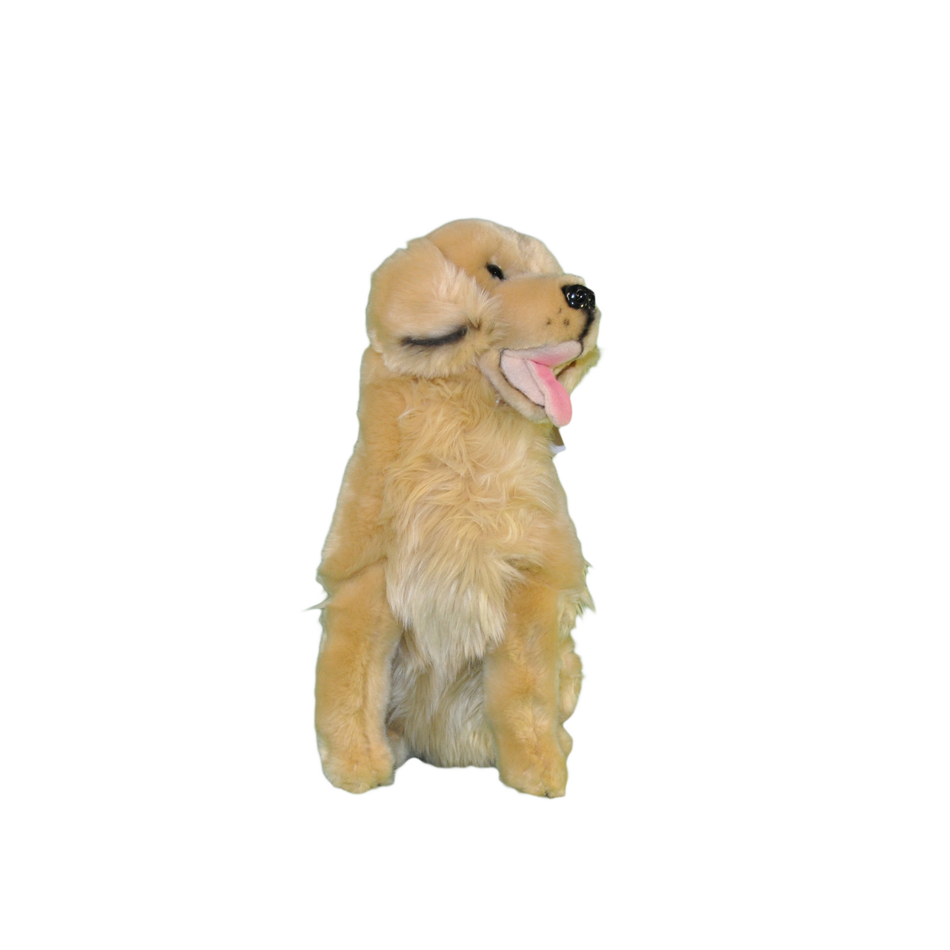 Peluche chien Labrador assis