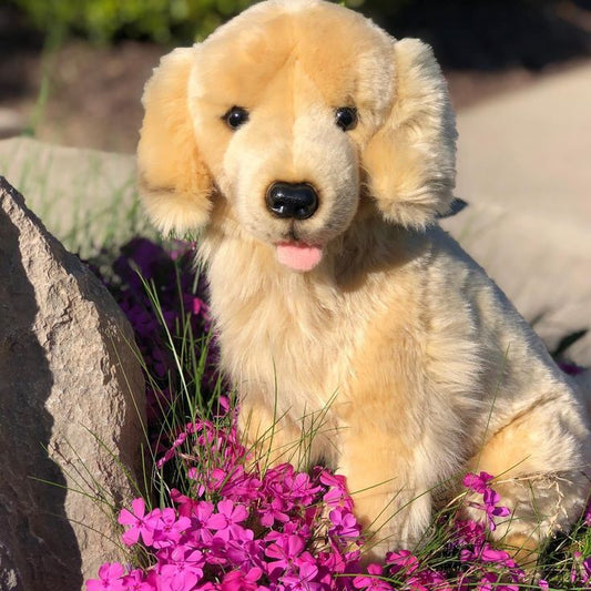 Peluche Labrador doudou golden retriever 